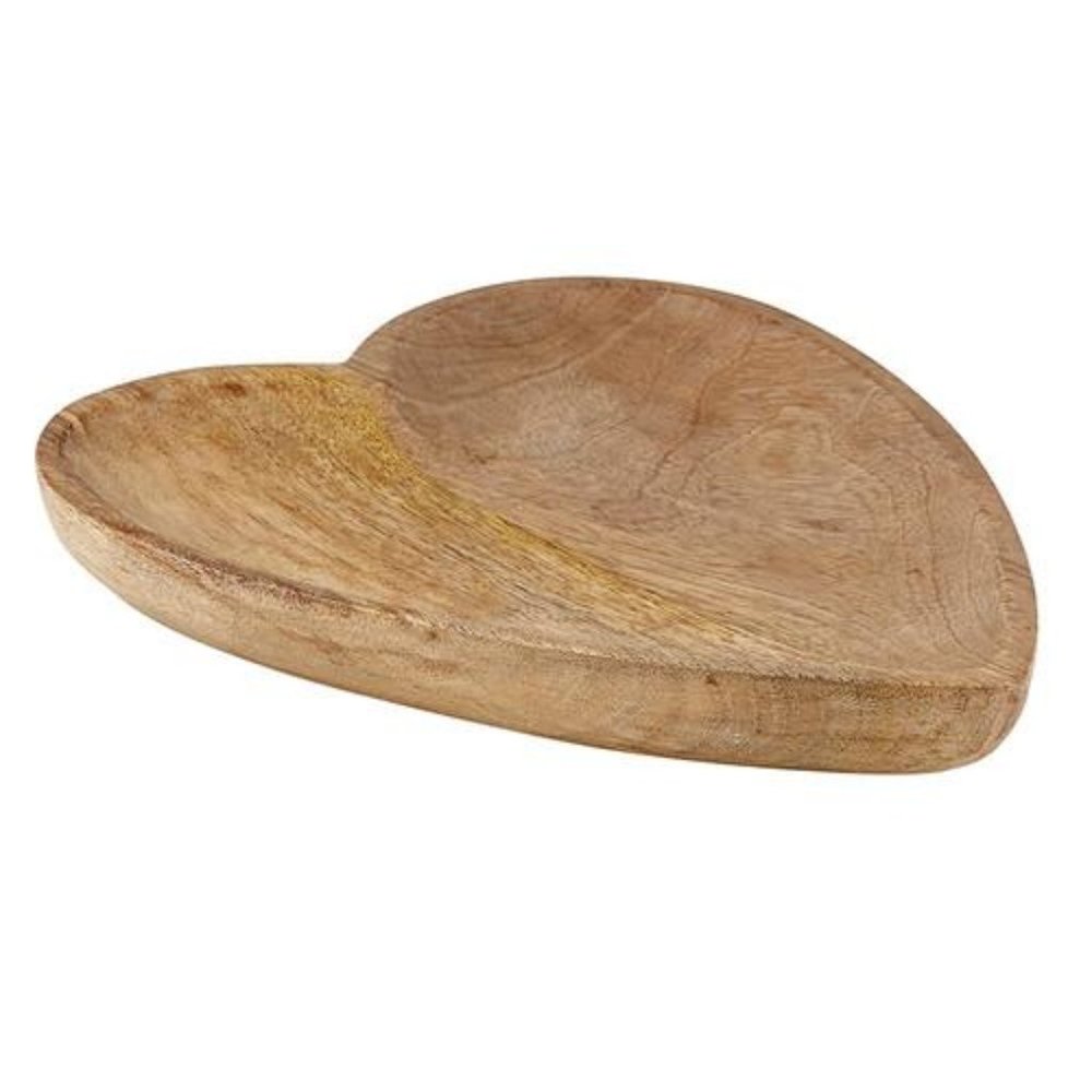Beautiful wooden heart bowl